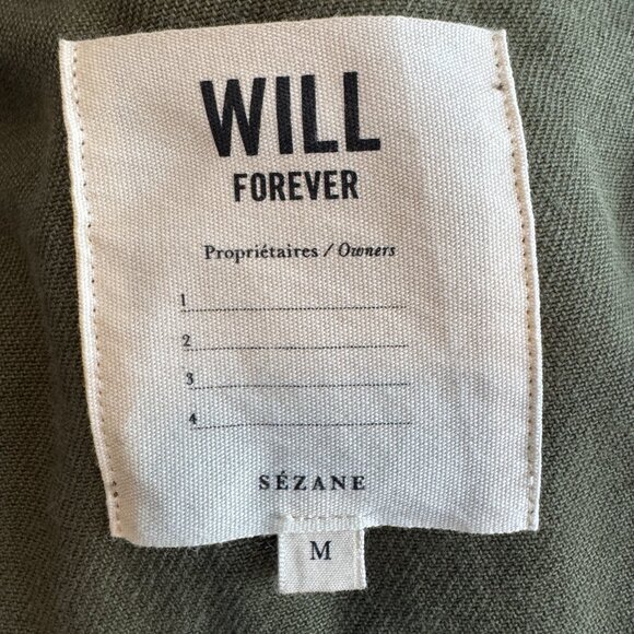 Sézane Will Forever Jacket | Women's | Color: Khaki / Olive Green | Size: Medium - Picture 2 of 8